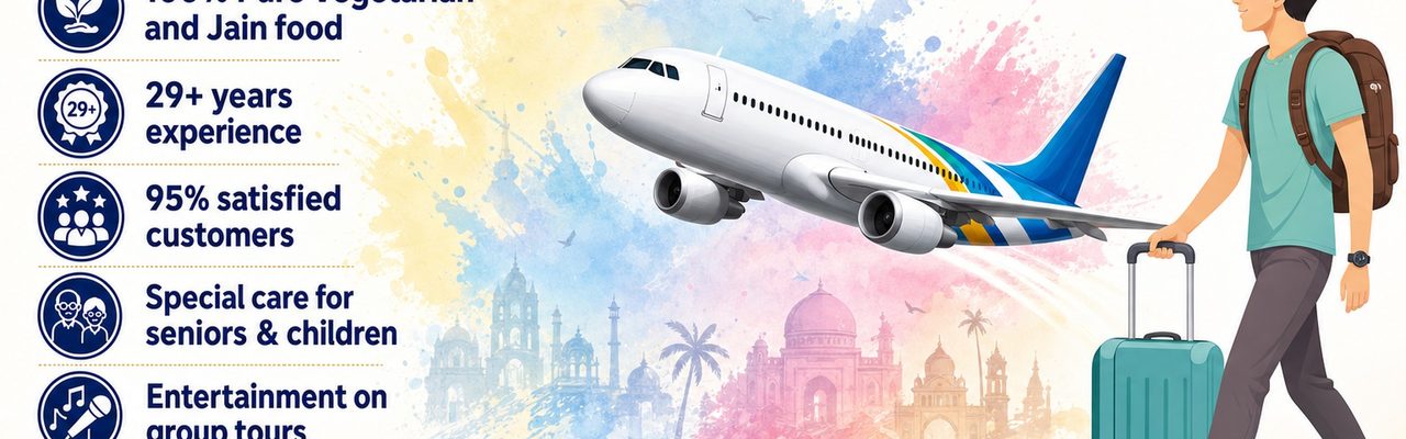 Shree Kanaiya Tours & Travels — 400+ destinations, pure veg & Jain food