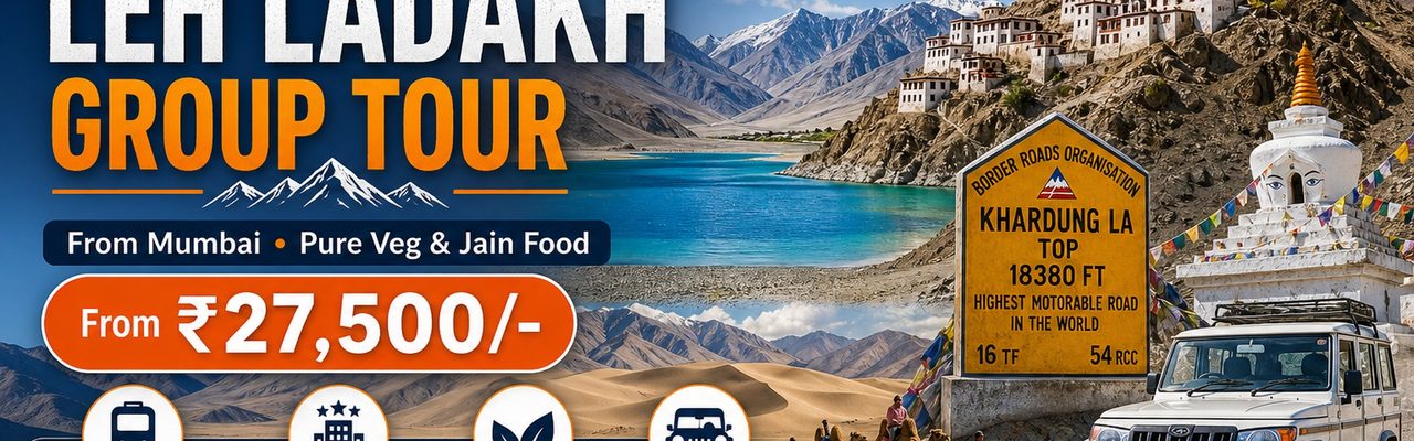Leh Ladakh tour from Mumbai — From ₹27,500